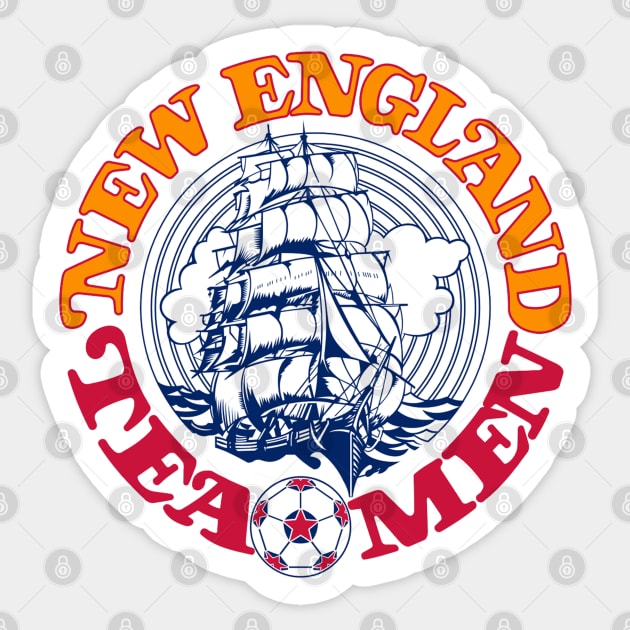 New England Teamen Sticker by AndysocialIndustries